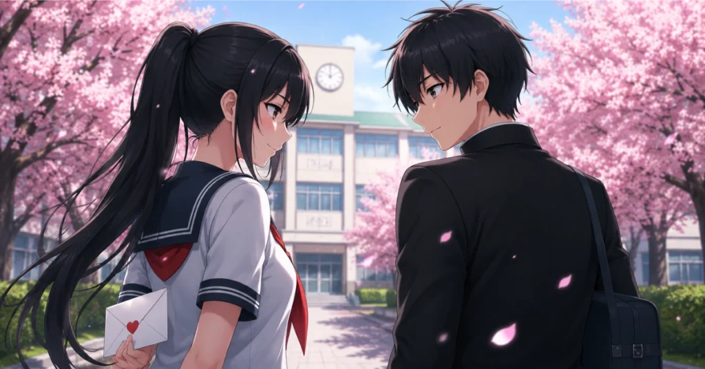 Ayano Aishi and Senpai