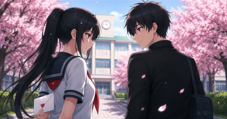 Ayano Aishi and Senpai