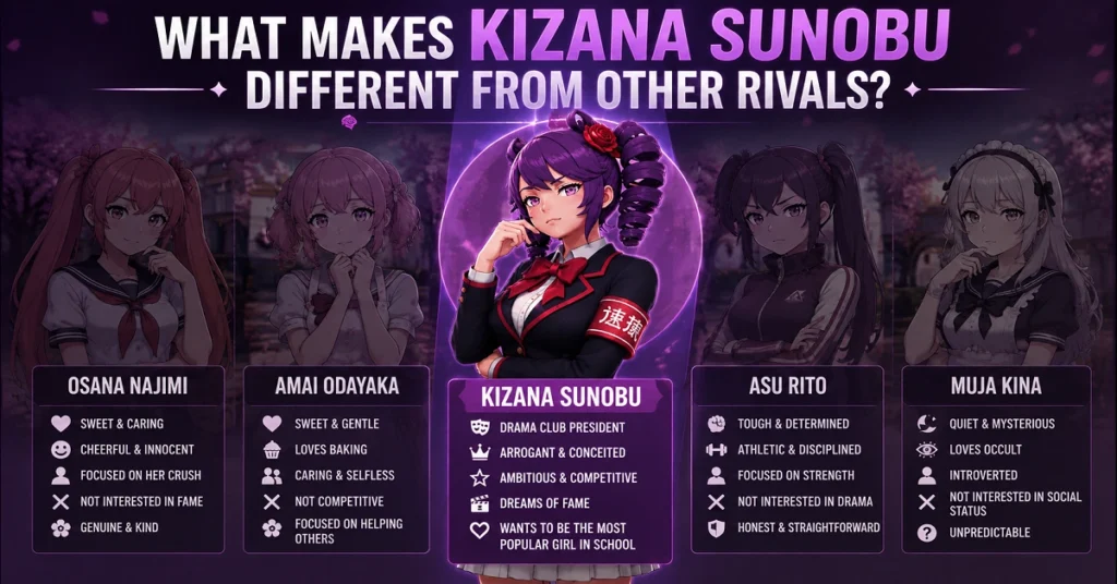 Differance kizana & other rivals