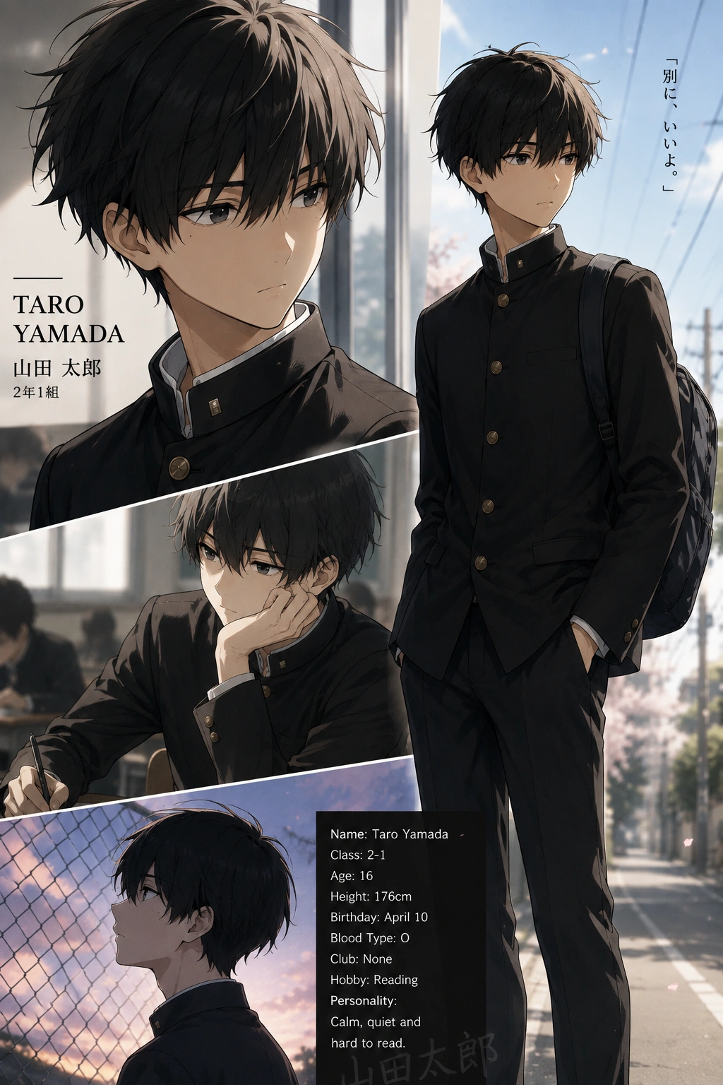Taro Yamada Character story