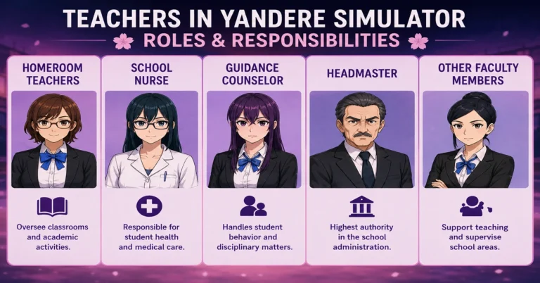 Teachers’ Roles in yandere