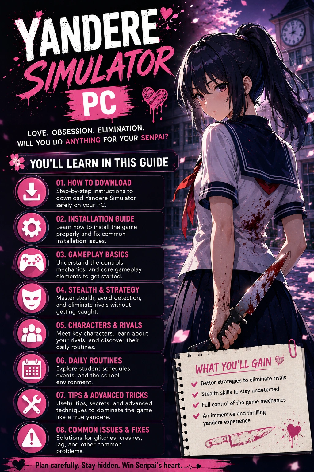 Yandere Simulator PC guide