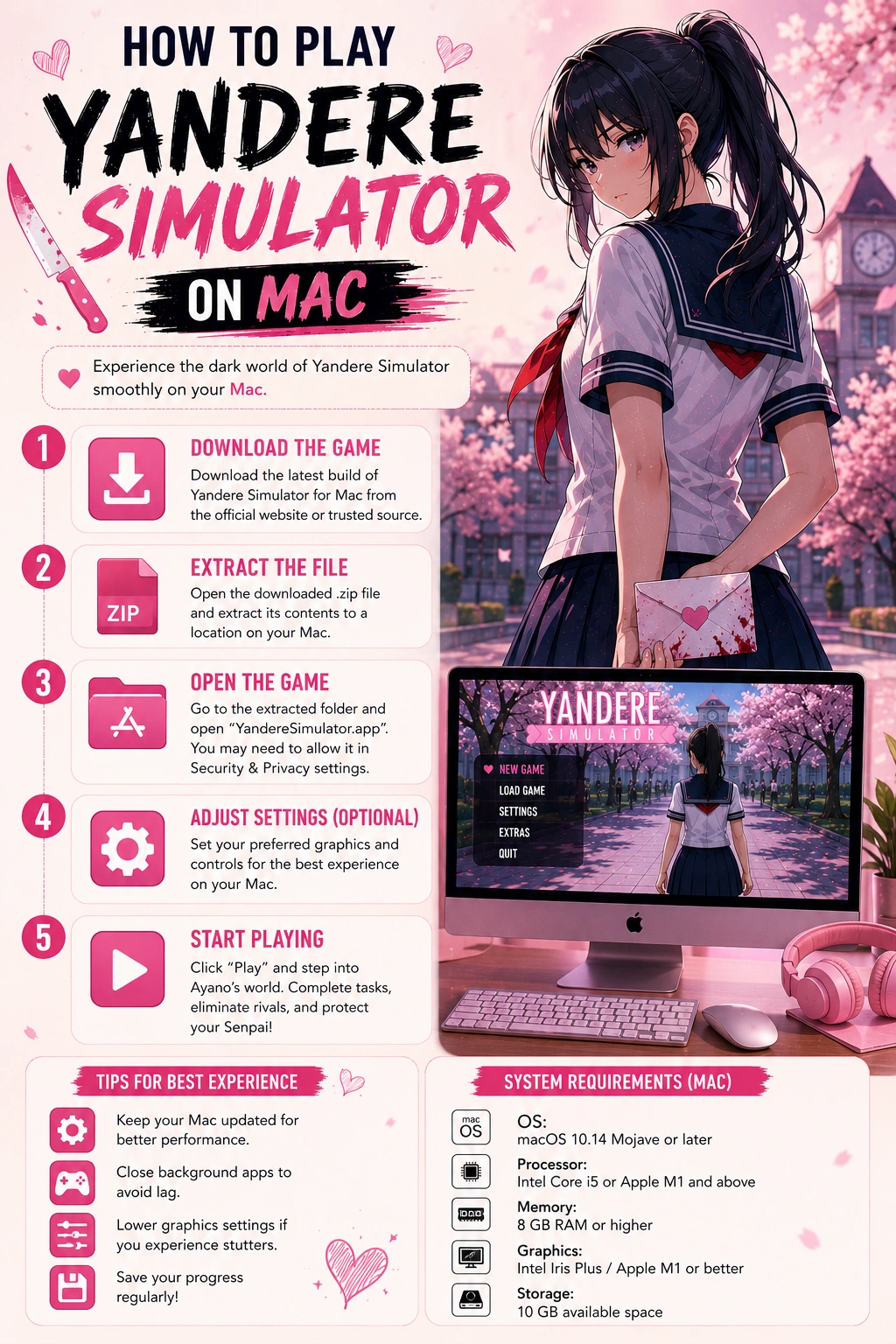 Yandere Simulator on mac