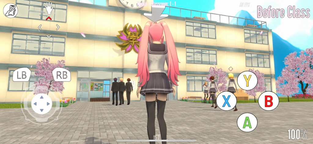 yandere simulator before class