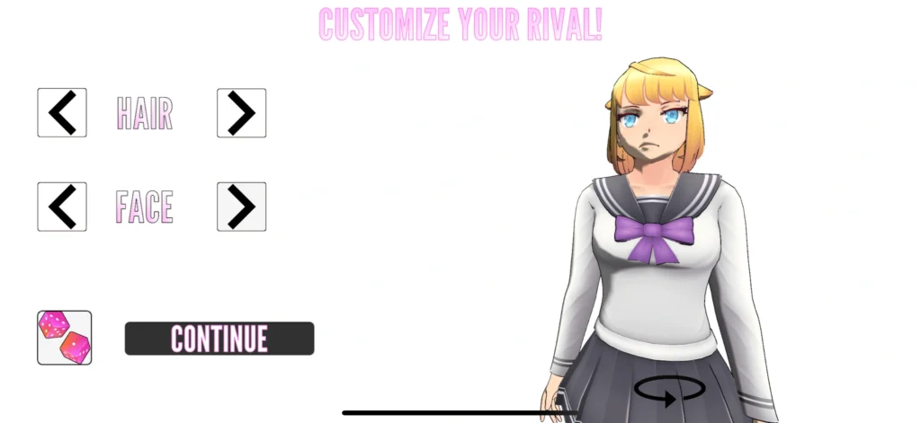 yandere simulator customize your rival