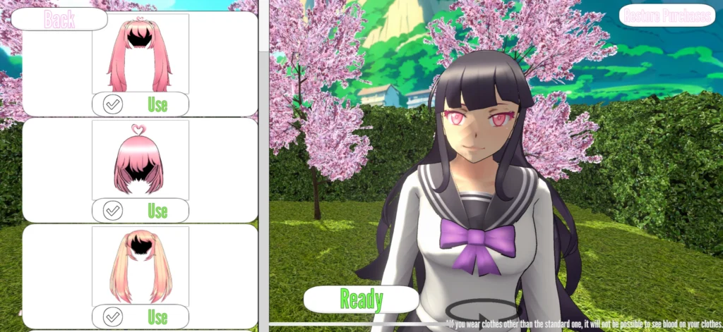 yandere simulator restor purchase