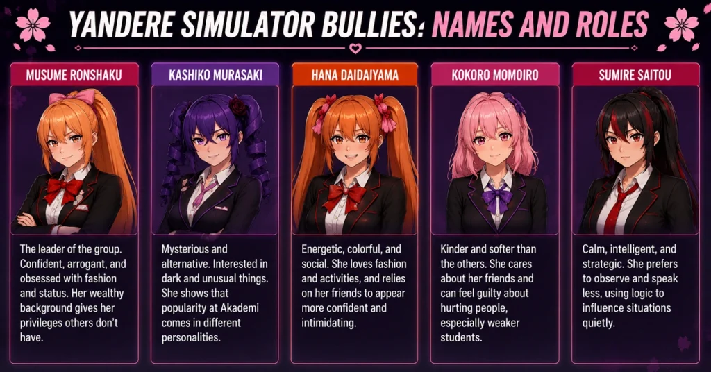 Bullies name & Role
