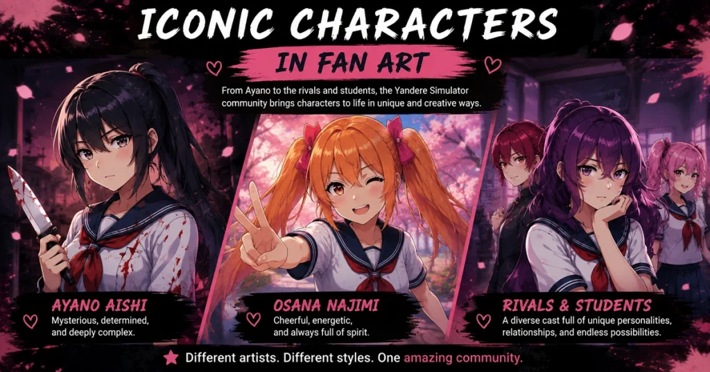 Iconic character in fan art