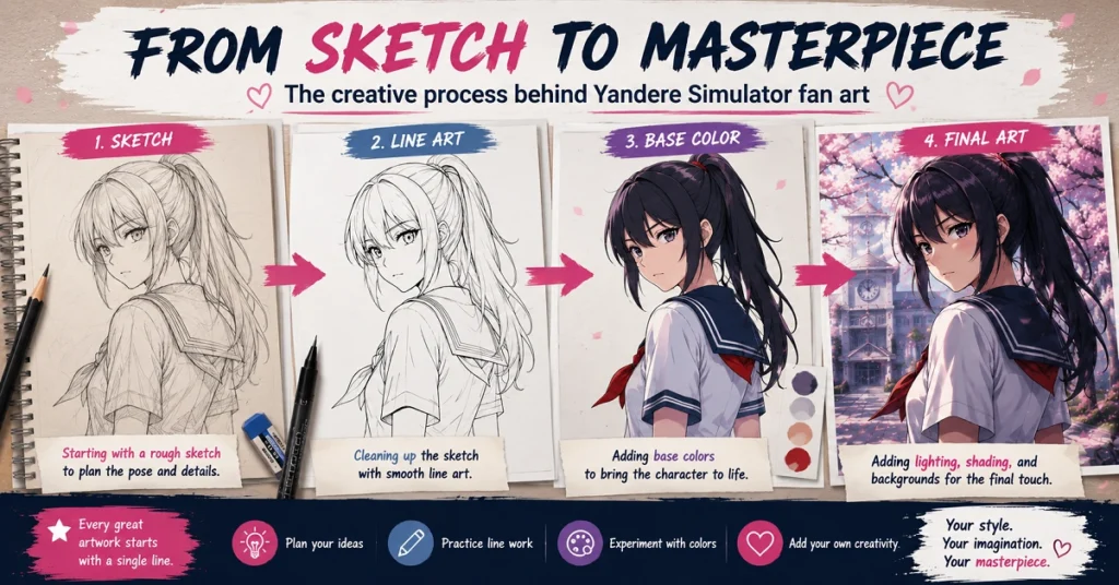Sketch to masterpiece