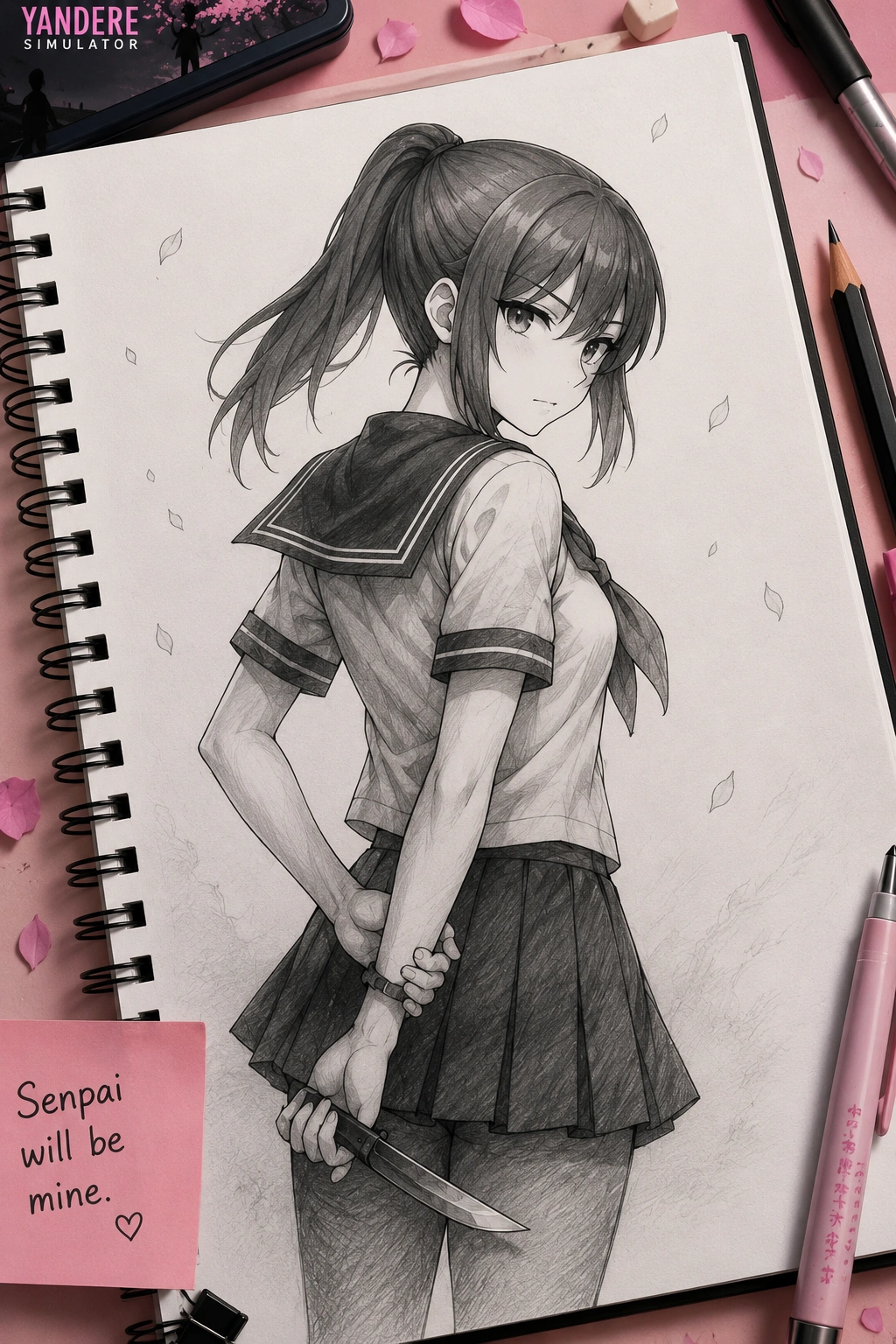 yandere fan art mod apk